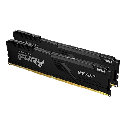 Оперативная память Kingston FURY Beast Black DDR4 2x8GB 3200 Мгц