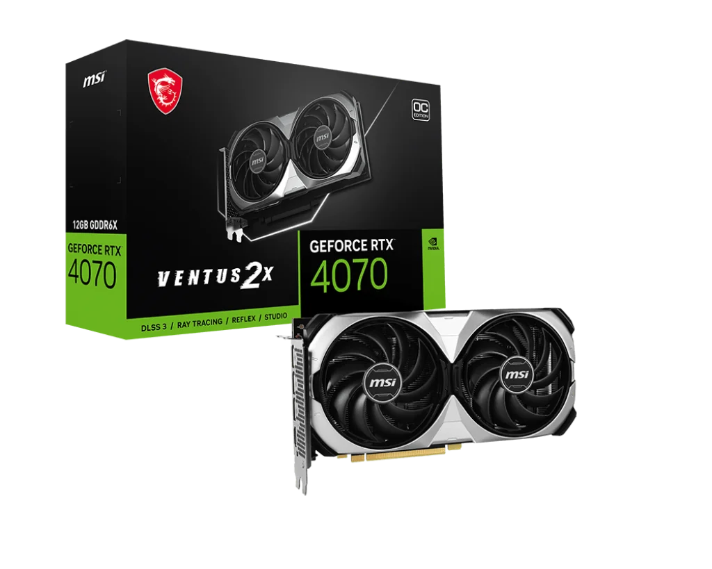 Видеокарта MSI GeForce RTX 4070 VENTUS 2X 12G OC