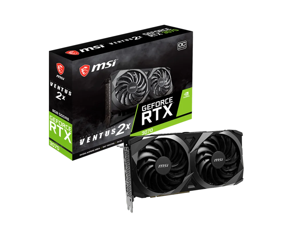 Видеокарта MSI GeForce RTX 3070 VENTUS 2X OC